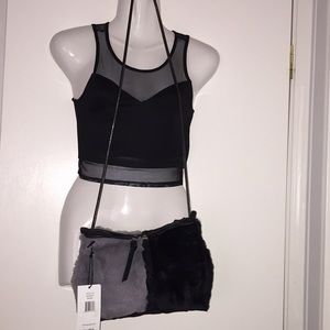 Steve Madden purse new Blk/Multi
